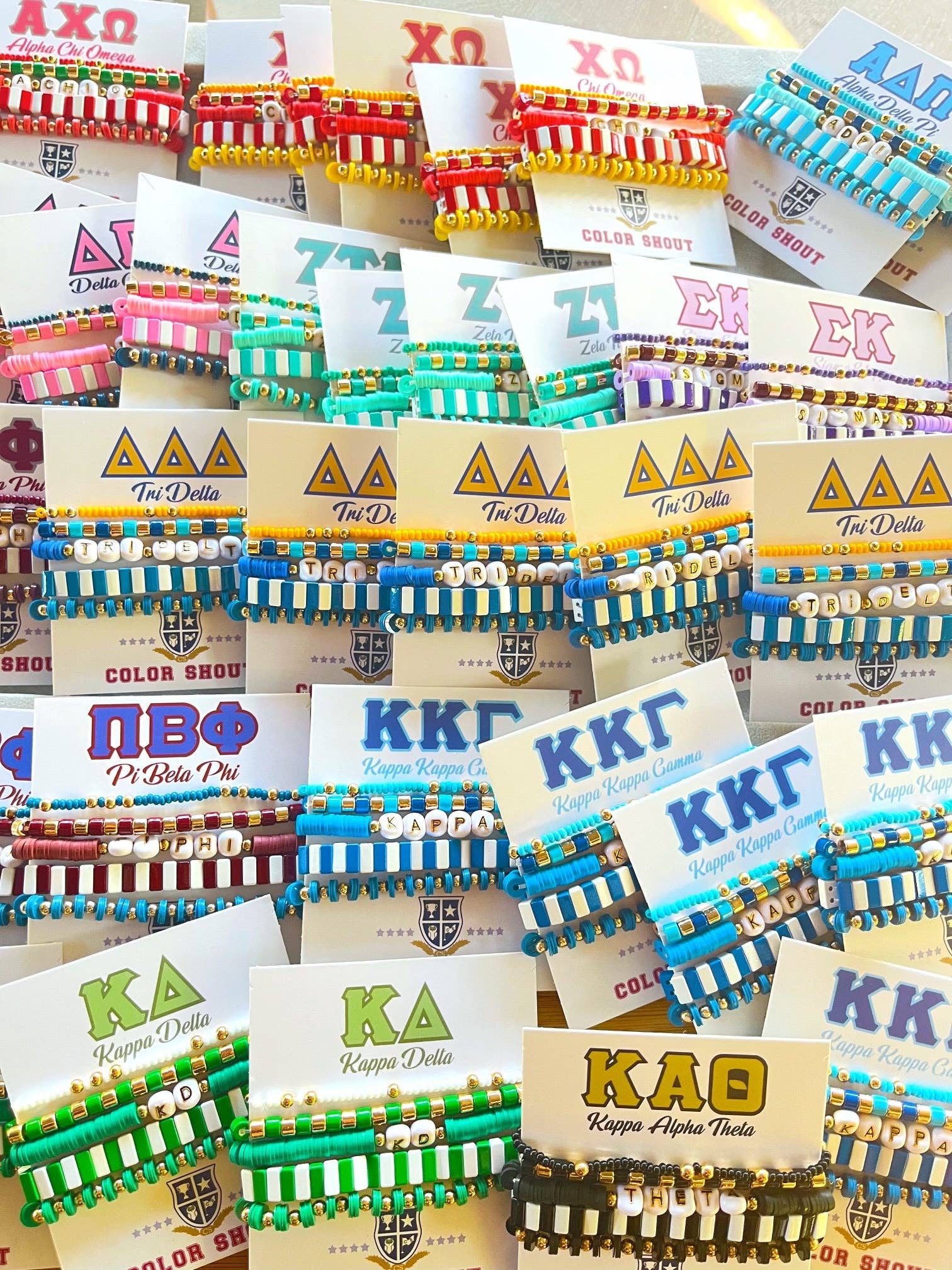 Kappa Kappa Gamma Bracelet Stack