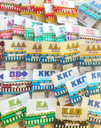Sorority 5 Bracelet Mega Stack: Pi Beta Phi