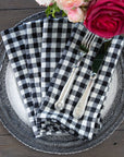 Washed Linen Napkin Set of 4 - New Color: Evergreen