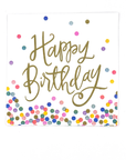 Birthday Cocktail Napkins | Happy Birthday (Script) - 20ct