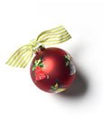 Christmas Bells are Ringing Glass Ornament
