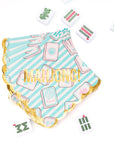 Mahjong Stripe Paper Cocktail Napkins