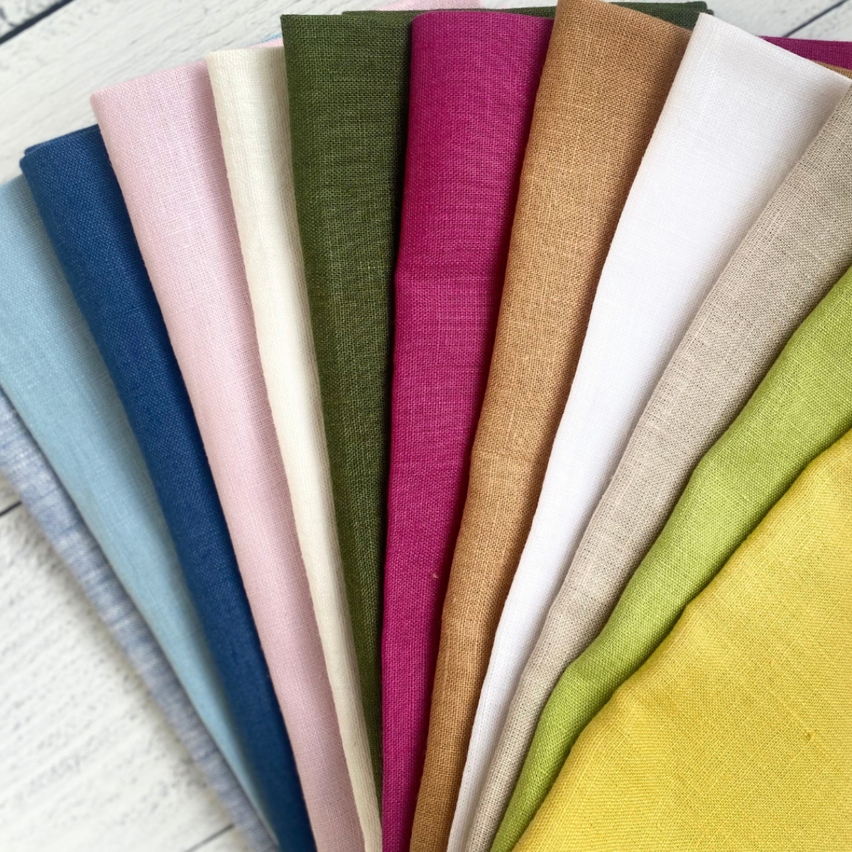 Washed Linen Napkin Set of 4 - New Color: Evergreen
