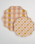 Harmony Plaid Dessert Paper Plates