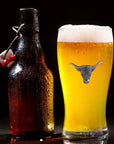 Longhorn Beer Glass