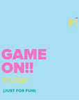 Mahjong Scorecard Notepad with Rules: Light Blue/ Pink