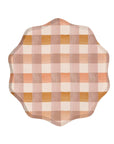 Harmony Plaid Dinner Paper Plates