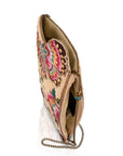 Butterfly Garden beaded floral crossbody