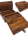Colonial Distressed Wood Antique Writing Box