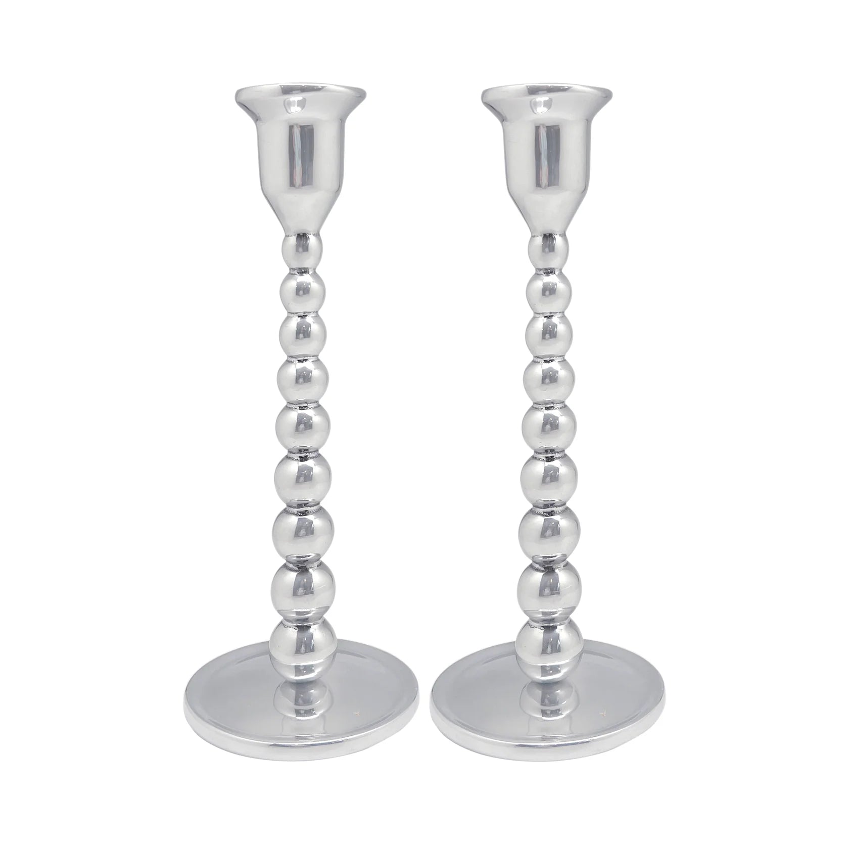 Pearled Medium Candlestick, Set of 2