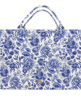 Chinoiserie Bleu Jumbo Slouchy Denim Tote