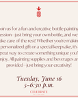 Bottle Art Class | June 16