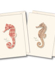 Pacific Seahorses Notecards with Matching Envelopes - Set of 8