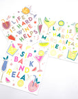 Cocktail Napkins | Margaritas Help - Foil - 20ct