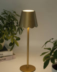 LED Lamp Scalloped Shade – Black / Gold: Gold