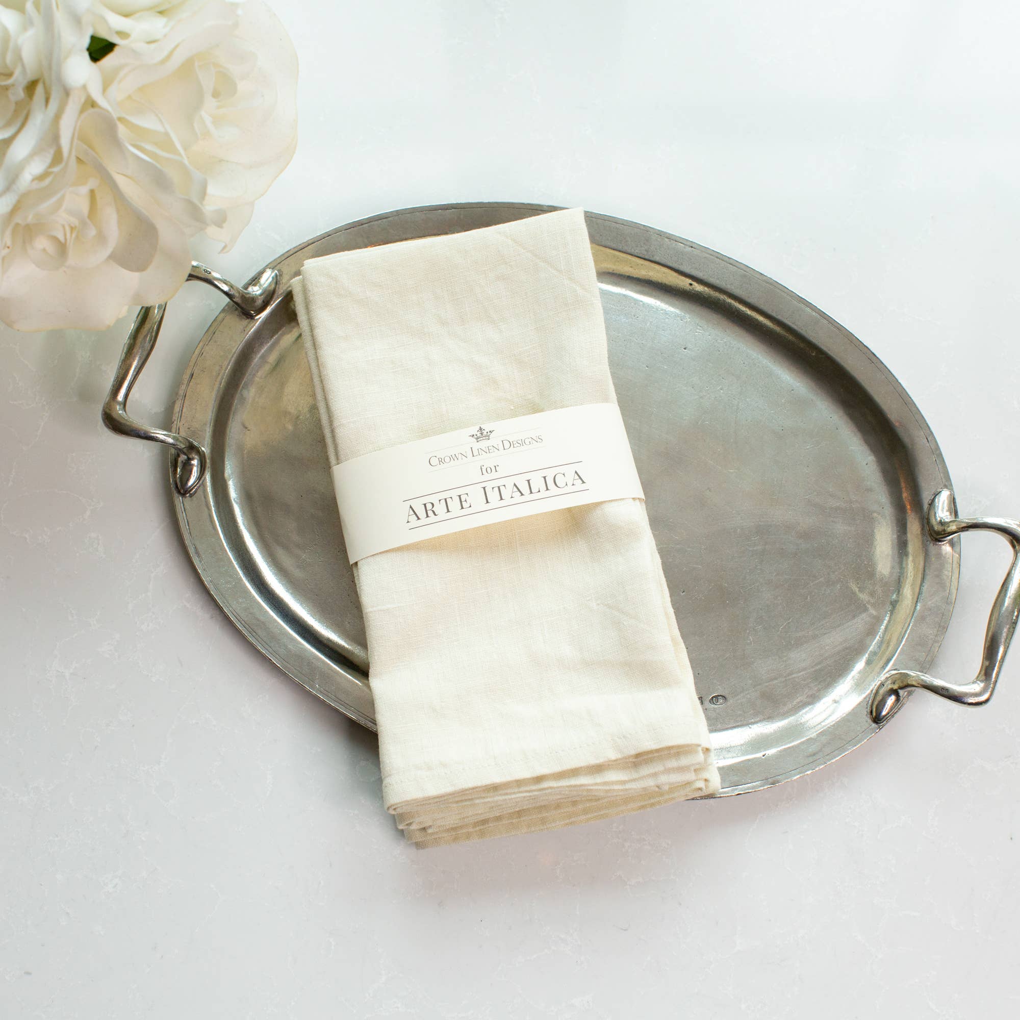 Washed Linen Napkin Set of 4 - New Color: Evergreen