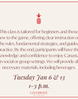 Canasta Class | January 6 and 13