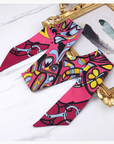 Handbag Handle Ribbon Scarf Purse -Decorative scarf for bags: DFMM5