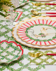 Holly Berry Paper Dinner Plates