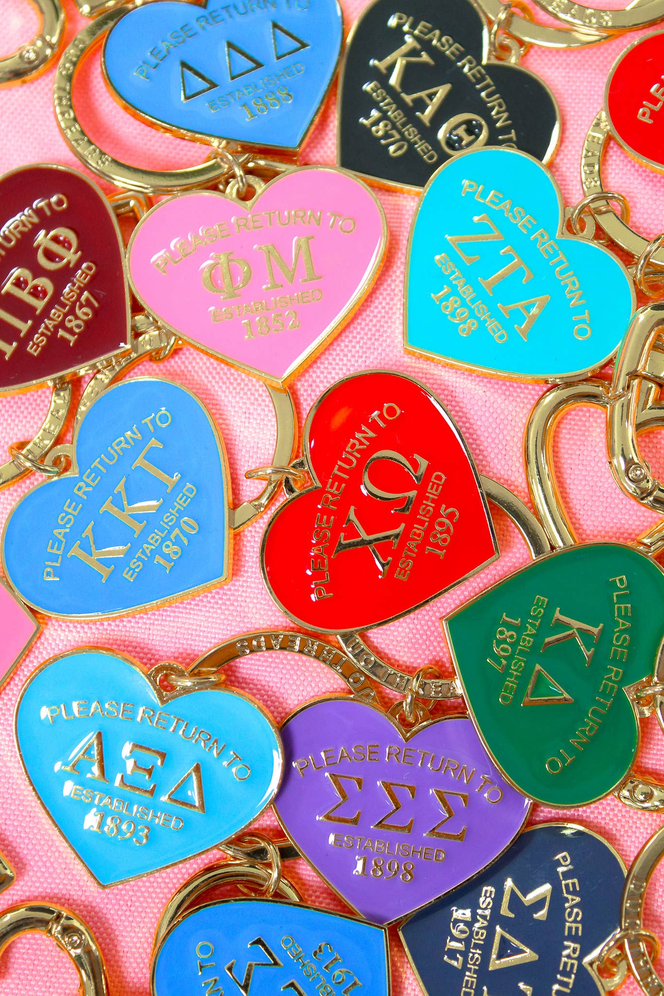Pi Beta Phi Please Return Key Ring