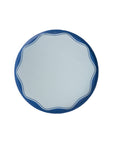 Blue Color Block Dinner Paper Plates