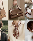 Silk Twilly Scarf Neck Scarf for Handbag Accessory Women: LPT