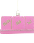 Mahjong Tile Boxed Glass Ornament