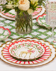 Holly Berry Paper Salad Plates