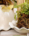 Signature White Ruffle Flare Small Bowl