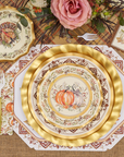 Turkey & Gourds Salad Plates/8pk