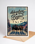 Adventure Begins Graduation Card