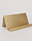 Brass card holder