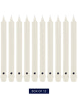 Colonial Candle Classic Taper-Unscented-12in-White