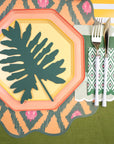 Green Ombre Scallop Beverage Napkins