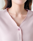 Women Modal Loungewear Set Women Comfy Pajamas Set, Foggy Blue / S