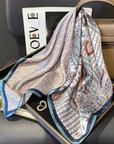 100% Premier Silk Square Scarf – Elegant Fashion Accessory
: Harvest Garden