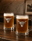 Longhorn Beer Mugs