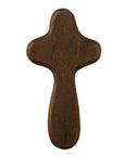 Handheld Cross - Dark Wood