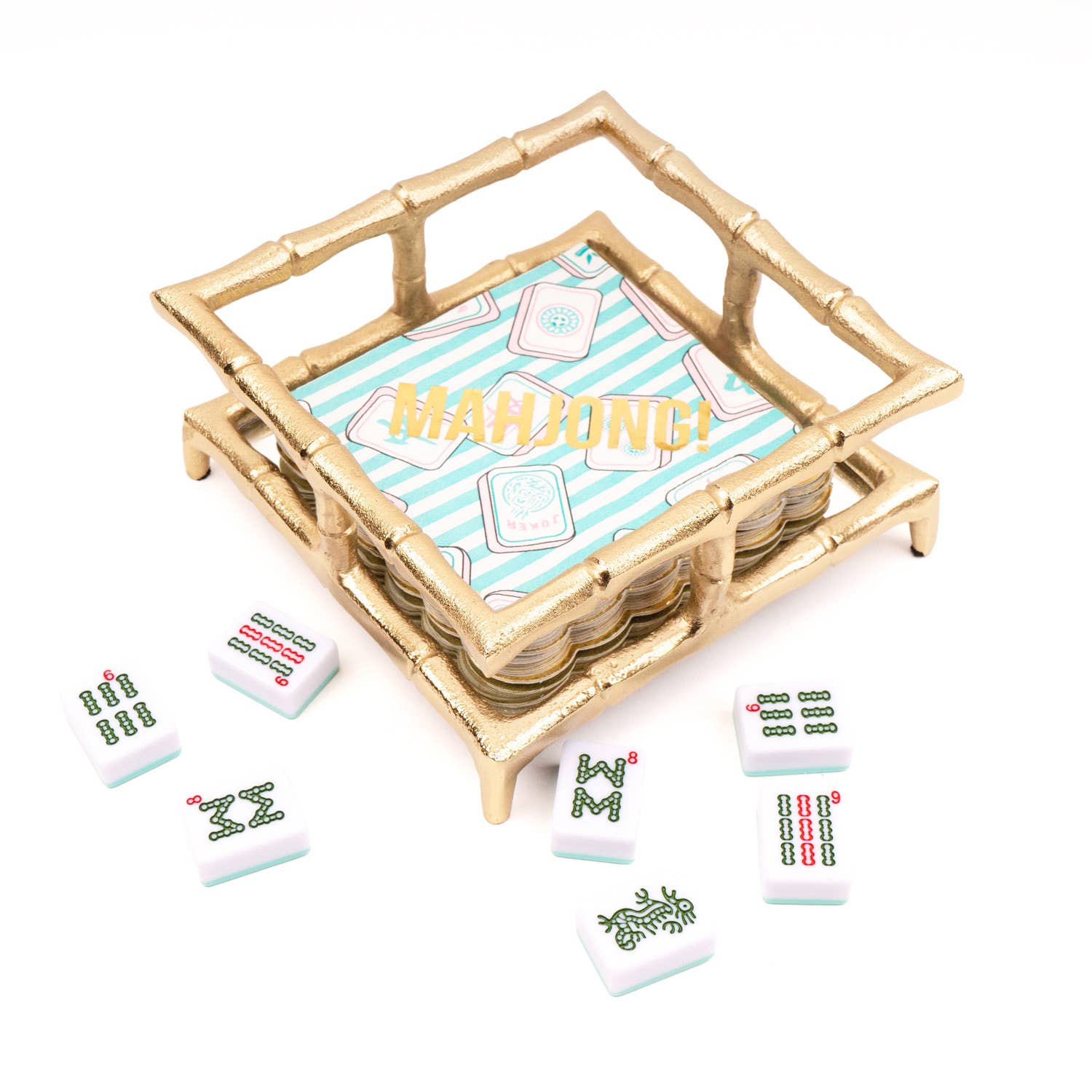 Mahjong Stripe Paper Cocktail Napkins