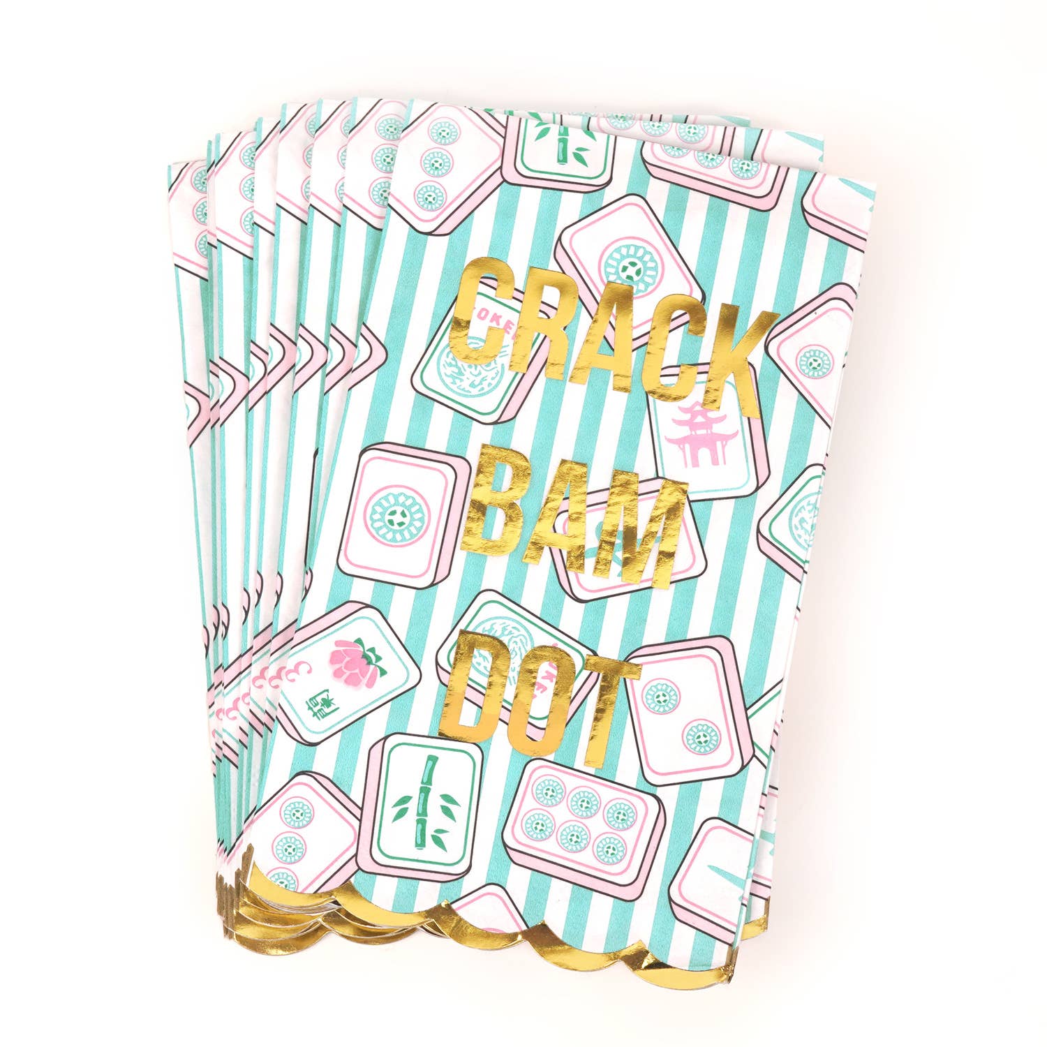 Mahjong Stripe Guest Napkins