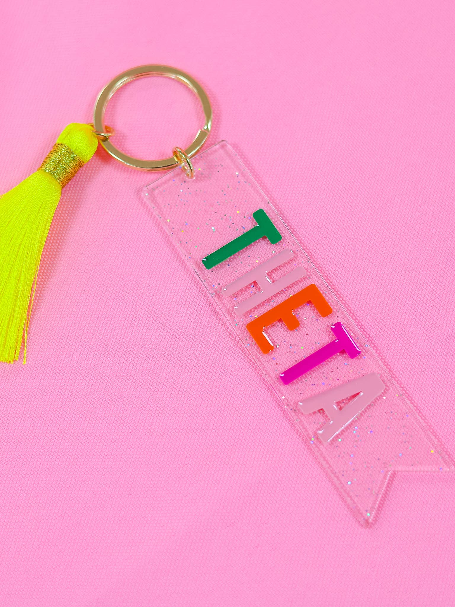 Kappa Alpha Theta Tassel Key Fob