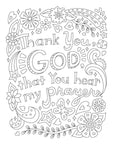 The Power of a Praying Girl Coloring Book