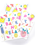 Sip Back and Relax Cocktail Napkins