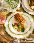 Stella Scalloped Verde Dinner Plate