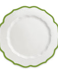 Stella Scalloped Verde Dinner Plate