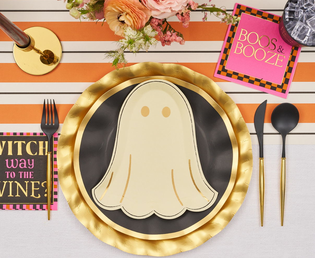 Boo Bold Die Cut Salad Plates