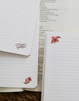 Stitched Journal Set | Burgundy Blooms