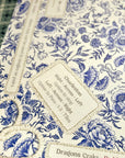 Chinoiserie Blue Mahjong Mat