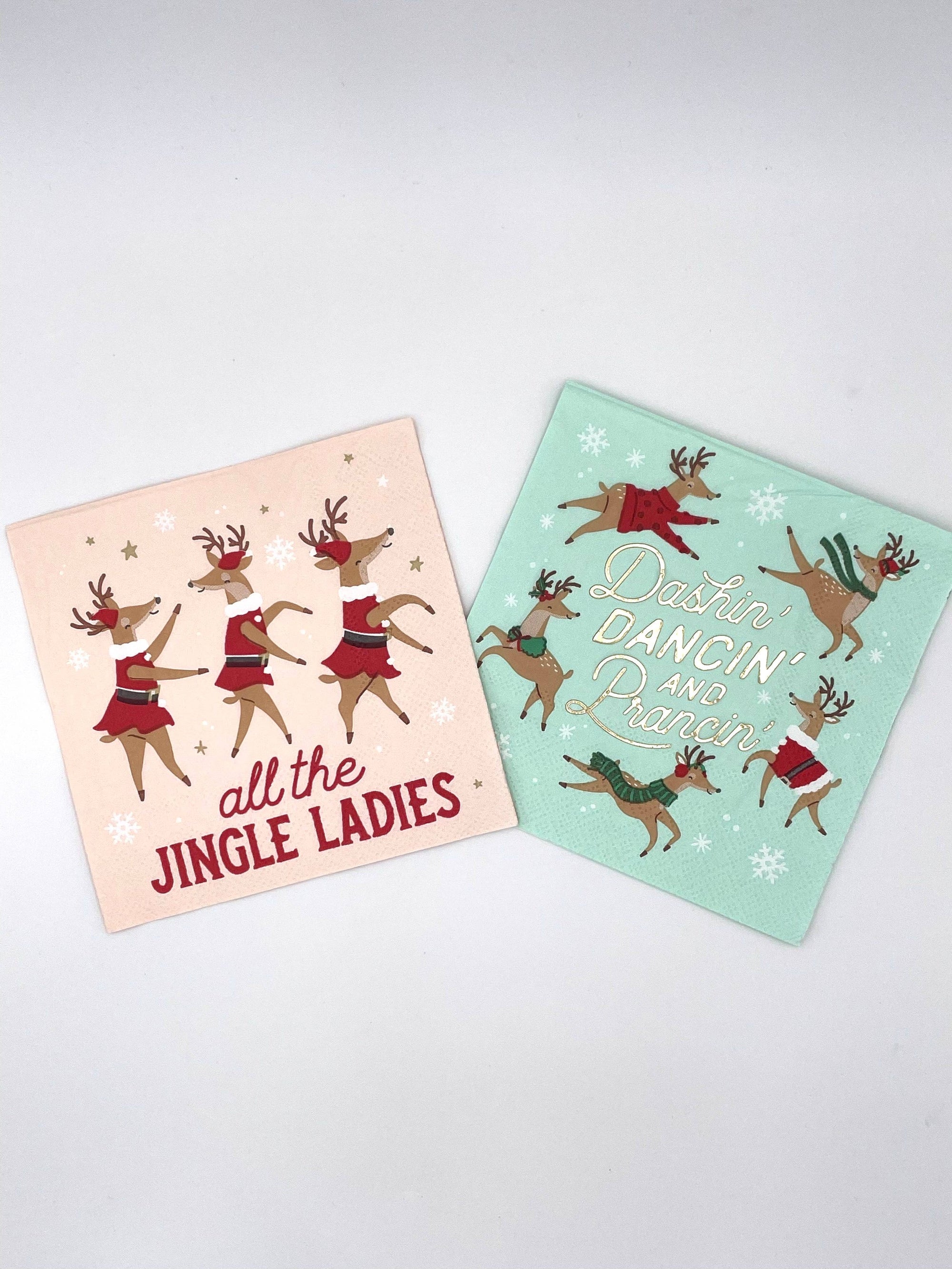 Jingle Ladies Cocktail Napkins