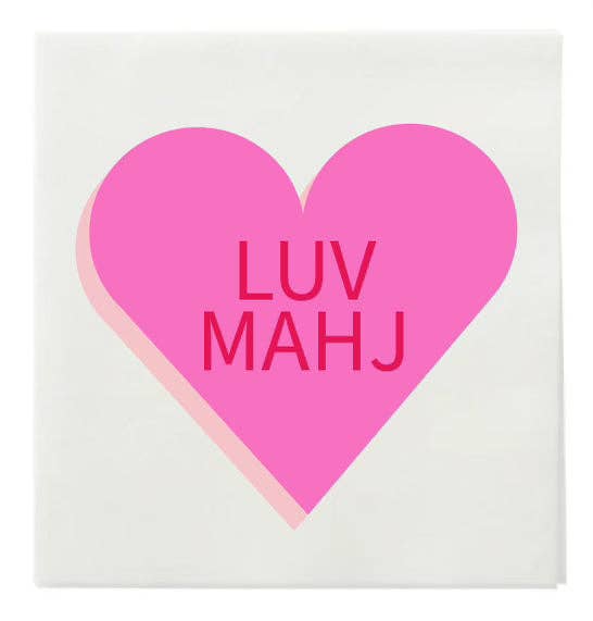 Luv Mahj Cocktail Napkins